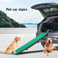 Escalier pliable antidérapant en PP pour animaux de compagnie, grande échelle d'escalade pour chiens