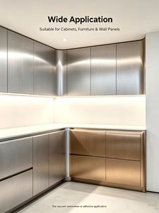 Puertas <span class=keywords><strong>de</strong></span> Gabinete Personalizables <span class=keywords><strong>de</strong></span> Fábrica, Puertas Interiores, Paneles <span class=keywords><strong>de</strong></span> Pared WPC Mediante Prensado al Vacío con Membrana, Impresión UV PET, Película <span class=keywords><strong>de</strong></span> <span class=keywords><strong>Vinilo</strong></span> Metálico - Product Image 4