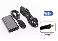 Pengisi Daya Adaptor AC untuk Dell XPS 13 9370 XPS9370-7625GLD-PUS 13 9380 Tipe-C USB-C PD Catu Daya 19.5V 2.31A 45W
