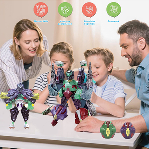 Juguetes Educativos DIY 6 <span class=keywords><strong>en</strong></span> 1 STEM, Robots de Dinosaurios Transformables, Juego de Juguetes, <span class=keywords><strong>Huevo</strong></span> de <span class=keywords><strong>Dinosaurio</strong></span> <span class=keywords><strong>que</strong></span> <span class=keywords><strong>se</strong></span> Convierte <span class=keywords><strong>en</strong></span> Figuras de Acción de Dinosaurios - Product Image 6