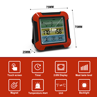 Termometer Daging dan Permen Digital Instan Baru dengan Layar Sentuh untuk Memasak di Dapur, Memanggang, BBQ, dan Memasak Makanan