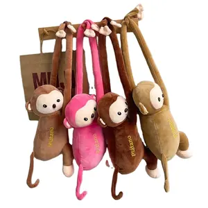 Cute Cartoon Little Monkey Plush Shoulder Bag Photo Pendant Posing Cute Fairy Bag Factory Custom Graduation Ceremony Gift