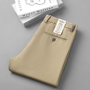 سراويل رجالية للجولف كاجوال بتصميم شارع من خامات اصلية للبيع بالجملة سراويل رجالية للجولف مكتبة من القطن الأسود مصنوعة من نسيج الستنبيل والأخضر والشرق الأوسط - Product Image 1