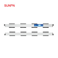 Système de souffleur ionisant ESD intelligent SUNPN avec surveillance en temps réel RS485 LoRa, ventilateur multiple suspendu pour salle blanche et ligne d'assemblage
