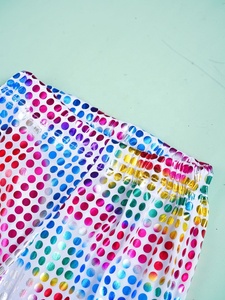 Ensemble deux pièces unisexe pour enfants de 2 à 14 ans, garçons et filles, en maille à paillettes, haut à manches longues, pantalon pattes d'éléphant, tenue disco des années 70, compétition - Product Image 5