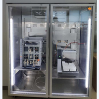 Guoyi GYCX-1800 1800L Kulkas Kromatografi Vertikal dengan Dua Pintu Kaca 2~8 Derajat Mudah Dibersihkan AKTA PURE