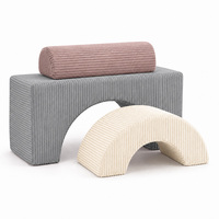 Blocs d'empilage en éponge arc-en-ciel pour tout-petits, taille et couleur personnalisées OEM/ODM, jouet d'intérieur Montessori pour la vente en gros