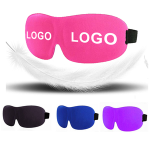 Hot Sale Custom Logo 3pcs Travel Eye Mask Gift Set Personalized Design Eye Sleep Mask For Customizable Gift Set