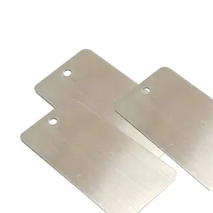 SS304 Stainless Steel Hang Tag Metal Tag Marker Plate Stainless Steel Label Cable Plate Tag