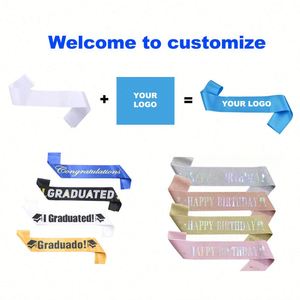 Banda de Feliz Cumpleaños para Niña, Diseño de Reina, con Letras Decoradas con Lentejuelas, para Bodas, Sorpresas, Fiestas, Regalos Divertidos para Mujeres - Product Image 2