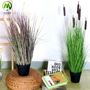 Bonsaï Artificiel Décoratif d'Intérieur, Plantes Herbes à Oignon, Ornements de Jardin en Plastique, Style Bonsaï, Végétation Décorative d'Intérieur - Product Image 1