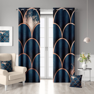 Stile nordico giallo stampato tenda oscurante semplice <span class=keywords><strong>soggiorno</strong></span> camera da letto <span class=keywords><strong>tende</strong></span> finestra per Hotel & ospedale di alta qualità - Product Image 6