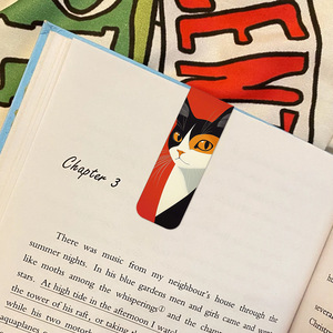 Nuovo Segnalibro Magnetico a Forma <span class=keywords><strong>di</strong></span> Gatto, Semplice e Divertente - Regalo Durevole per Insegnanti per Segnare i Libri - Product Image 4