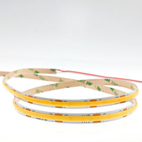 IP20 12V/24V USB LED bandes lumineuses sans chute de tension 10 mètres Flexible COB 408 LEDs/m cuivre corps LED bandes