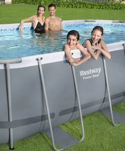 5,49 M X 2,74 M X 1,22 M <span class=keywords><strong>Power</strong></span> <span class=keywords><strong>Steel</strong></span> Juego de <span class=keywords><strong>piscina</strong></span> sobre el suelo <span class=keywords><strong>Piscina</strong></span> <span class=keywords><strong>ovalada</strong></span> familiar para adultos - Product Image 3