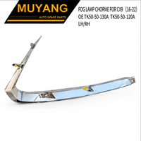 Phare antibrouillard chromé MUYANG pour Mazda CX-9 2016-2022 Gauche/Droite OE TK50-50-130A, TK50-50-120A Kit carrosserie CX-9