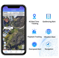 Mini traceur GPS GSM 4G avec aimant intégré, étanche, dispositif SOS d'urgence pour enfants et personnes âgées, application mobile gratuite