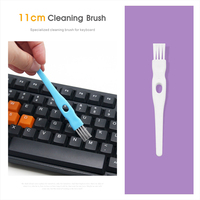 Kit de Nettoyage Électronique 5-en-1 en Promotion : Brosse pour Clavier, Ordinateur Portable et Écouteurs, avec Boîte Transparente et Sac OPP