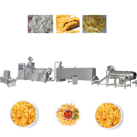 Machine à flocons de maïs SLG70 pour usage industriel en gros avec contrôle programmable PLC pour l'industrie alimentaire céréalière