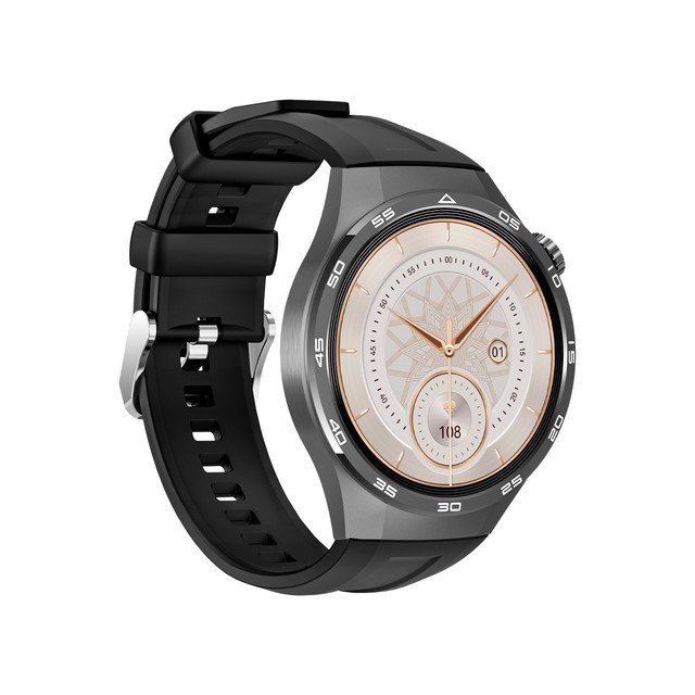 Black GM2 Pro Round Online Translation Ai Watch Monitoring Physical Signs Sports Watches Noise Detection Smart Watch for Men