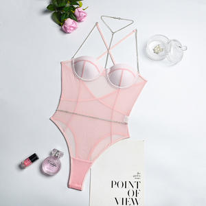 2025 Sexy Bralette BH und Slip Set <span class=keywords><strong>2</strong></span>-teiliges Dessous-Set Bodysuit Spitzen-Babydoll Damen Lingerie und Höschen Set # 0631 - Product Image 6