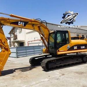 Excavatrice Caterpillar 320C d'occasion, marque japonaise d'origine, 20 tonnes, modèle 2023, chenilles en caoutchouc, grande excavatrice - Product Image 6