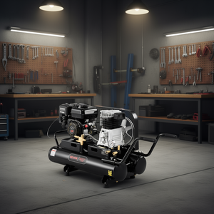 Compresseur d'air à gaz Vevor 6,5 CV, double réservoir de 9 gallons, 9 CFM, 115 PSI pour gonflage des pneus, usage industriel - Product Image 2