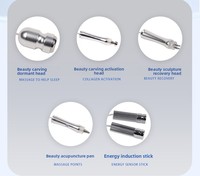 Appareil facial à microcourant BIO pour l'importation d'ions, rajeunissement de la peau, blanchiment, lifting des paupières, électroporation visage et corps