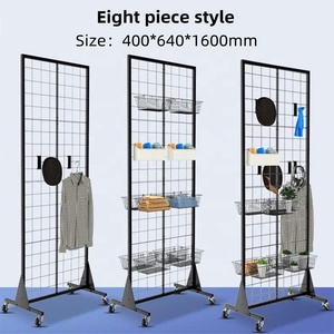 Tùy chỉnh cửa hàng bán lẻ dây kim loại snack hiển thị giá sàn treo điện thoại Phụ kiện đồ trang sức đồ chơi sản phẩm lưới lưới hiển thị đứng - Product Image 4