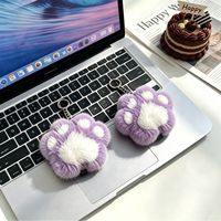 Porte-clés pendentif peluche boule de tennis douce et confortable, léger, jouet de décoration de sac à dos tendance pour femme, Journée de la Terre