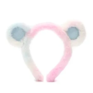 Sweet Hair Accessories Bear Ear Cute Plush Hairband Cat-ear Facial Wash Makeup Kid Hair Hoop