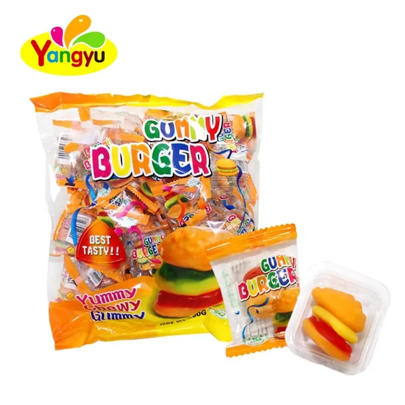 Gummy Burger Caramelo Suave caramelo de goma caramelo masticar