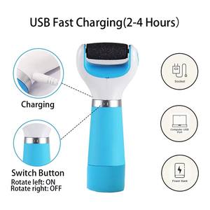 Máquina Eléctrica para Pulir los Pies, Removedor de Callos con Carga USB, Máquina de Pedicura para Eliminar la Piel Muerta de los Pies - Product Image 4
