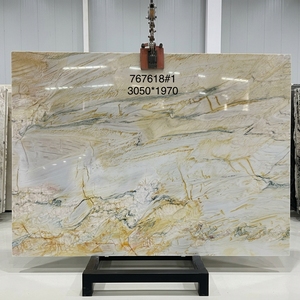 Dalle de quartzite Aquarella, quartzite naturel brésilien, panneau mural en pierre, revêtement mural extérieur, décoration intérieure - Product Image 3