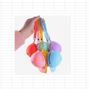 <span class=keywords><strong>Prix</strong></span> d'usine, vente en gros, mini porte-monnaie mignon pour bébé, porte-monnaie en silicone, porte-monnaie en caoutchouc - Product Image 2