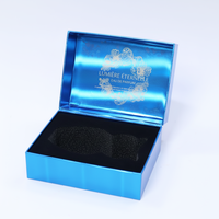 Emballage de flacon de parfum de luxe de 100 ml avec logo personnalisé, boîtes en carton rigide magnétique avec insert en mousse EVA