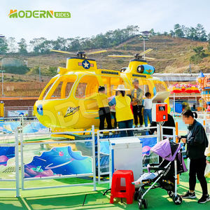 Amusement Rising Adventure Equipment Thrill Rides Air Bus Rotating Bus Ride Shopping Center Kiddie Children Air Bus à vendre - Product Image 1