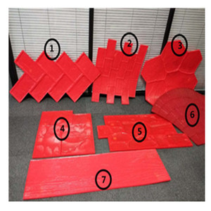 Decorative <strong>Molds</strong> Stamped <strong>Concrete</strong> Fan European <strong>Cobblestone</strong> Pattern - Product Image 6