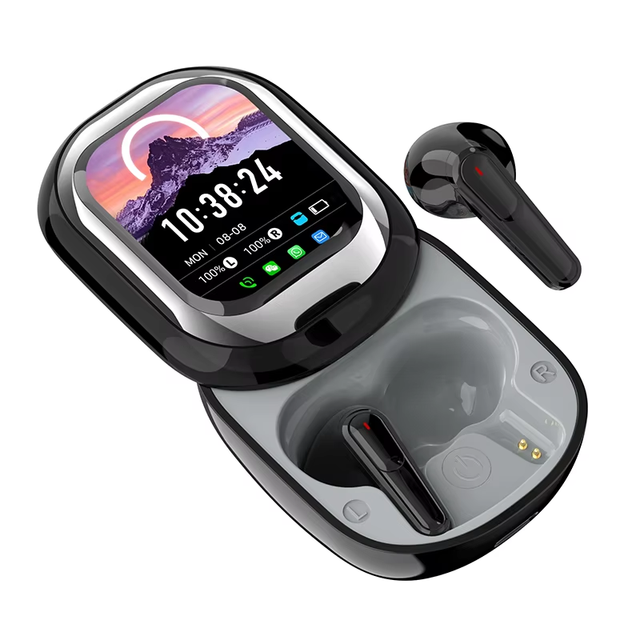 New Design YMX SE-ONE Smart Wireless Earbuds with Slide Design LED Display ANC Noise Reduction Wireless Earbuds In-ear Headphone