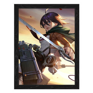 Catalogue 4 Images lenticulaires 3D personnalisées d'anime, affiche d'anime avec effet <span class=keywords><strong>de</strong></span> retournement 3D - Product Image 4