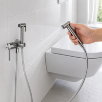Robinet de bidet monocommande moderne en acier inoxydable 316 pour eau chaude et froide, ensemble de robinetterie de toilette