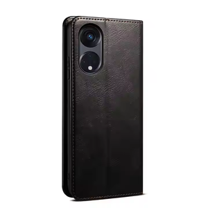 Impresión personalizada de cuero ranura para tarjetas cartera bolsa Flip Crazy Horse patrón teléfono caso para <span class=keywords><strong>OPPO</strong></span> <span class=keywords><strong>Reno</strong></span> 8T 5G - Product Image 1