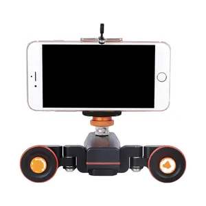 High Quality Motorized 3 wheel Table Dolly Track Dolly Slider for Dslr Camera and Smartphone