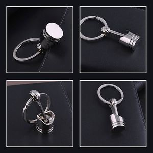 Porte-clés créatif en métal style piston de moteur de voiture, modèle de piston, pendentif clé, accessoires de décoration pour voiture - Product Image 5
