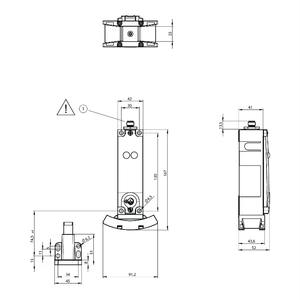 Têtes <span class=keywords><strong>de</strong></span> lecture EUCHNER d'origine neuves CET-AX CET1-AX-LRA-00-50F-SA, têtes <span class=keywords><strong>de</strong></span> lecture codées par transpondeur avec PLC d'évaluation externe - Product Image 4