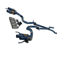 Système d'échappement sport Lexus RC F en alliage de titane avec commande électronique des valves, échappement intermédiaire et arrière à haut débit, embouts amovibles