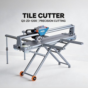 Machine de découpe de carreaux entièrement automatique Wandeli QX-ZD-1200, pliable, portable, pour pierre, coupe à 45 degrés, 1200 mm - Product Image 1