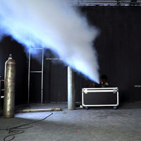 Machine à jet de CO2 multi-angle 200W, contrôle DMX512, effet de scène, canon cryogénique avec tuyau de 6 m pour DJ, discothèque, fête, concert