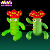 Hauteur 4.5m cactus gonflable géant de dessin animé de cactus gonflable pour la décoration d'événements