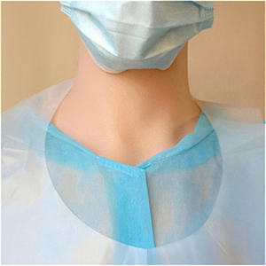 Çok renkli seçenek Bib önlük plastik su geçirmez PE tek kullanımlık önlük - Product Image 6